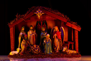 Nativity of Jesus. Birth of Jesus in Bethlehem.