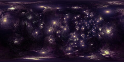 Wall Mural - Deep Space HDR Environment Map for 3D Lighting