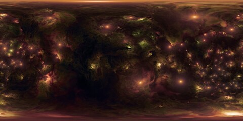 Wall Mural - Deep Space 360-degree Environmental Map for 3D Scenes