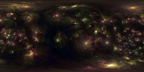 Wall Mural - HDR Space Lighting Texture for 3D Galaxy Visualization