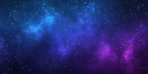 a mesmerizing abstract background featuring a vibrant blue and purple galaxy with scattered stars.