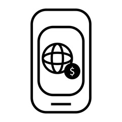 mobile banking icon