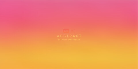 Poster - yellow and pink abstract gradient vector background