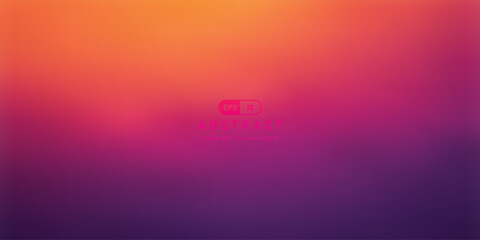 Poster - orange and purple color abstract gradient vector background