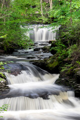 Wall Mural - waterfalls in scenic ricketts glen state park, pennsylvania