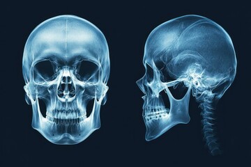 Detailed Human Skull Displayed in Gigapixel Resolution