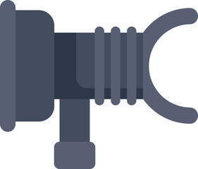 Poster - diving second stage regulator ensuring safe breathing for divers exploring the underwater world