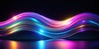 © suchetpong - Minimalist, mysterious and ecstatic holographic gradient neon wave liquid