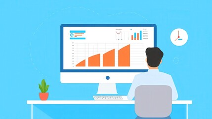 Poster - Competitive Insurance Rate Benchmarking Tools, sleek design featuring simple vector graphics, clear lines for easy understanding, ideal for comparing insurance rates efficiently.