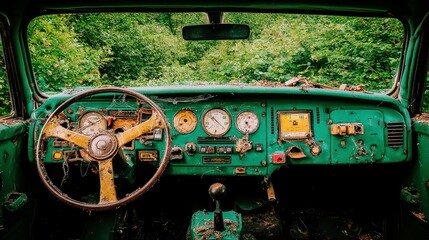 Poster - Mechanical disassembly of vehicles, intricate details revealed, showcasing components and structures, emphasizing the complexity of automotive engineering and design.