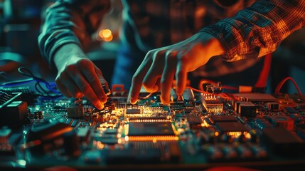 Poster - Engaging DIY Electronics Project with Dynamic Hands