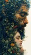 © Infinity - Surreal Portrait of a Woman and Man Embracing Nature