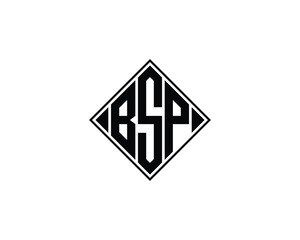 BSP logo design vector template. BSP