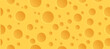 © Yuliantart - cheese texture seamless pattern vector graphic illustration background with holes yellow flat design cartoon