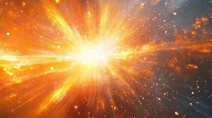 Poster - An abstract background with radiant beams of light emerging from the center, creating a vibrant, high-energy effect.