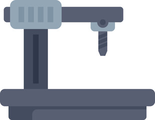 Poster - Drilling machine standing on a workbench, a tool commonly used for drilling holes