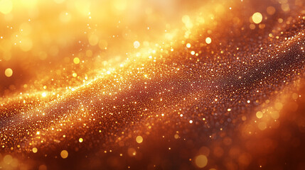 Wall Mural - golden sparkle noise with waves, grainy gradient noise texture, poster banner, backdrop abstract design