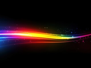 Poster - A creative artistic light flare with gradient effect, featuring smooth transitions between colors, creating a beautiful gradient flare perfect for modern, artistic designs