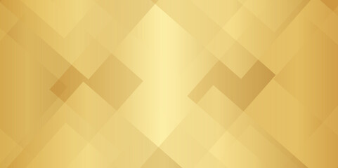 Poster - Abstract modern golden color pattern geometric luxury gradient line background random square shape design. modern design template background. layered geometric triangle shapes.