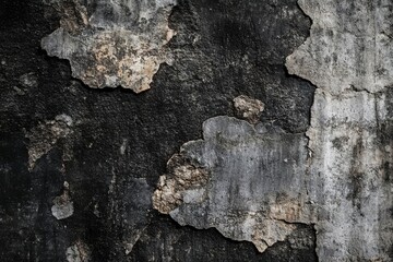 Wall Mural - Distressed Concrete Wall Texture: A Grunge Background for Design