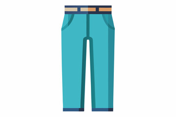 Sticker - Illustration design for a jeans pant