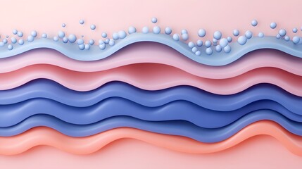transdermal patch illustration for skin care concepts