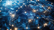 © Oksana - Global network planet Earth symbolizes tangled web digital communication,messages.Bright shades energy, dynamism modern futuristic technologies.Power information,endless possibilities digital age.