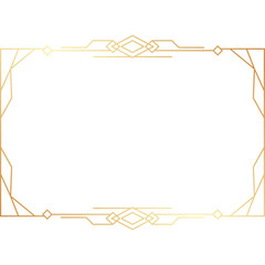 Art Deco Gradient Frame