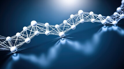 Poster - abstract representation of molecular structure and design
