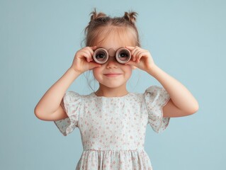 Wall Mural - child with glasses