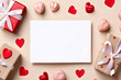 © sehar - valentines day card with hearts
