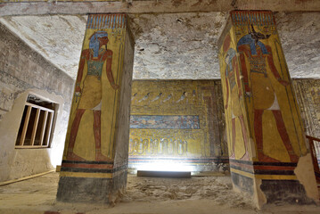 Wall Mural - Tomb of Tausert and Setnakht (KV14) in Valley of the Kings, Luxor, Egypt