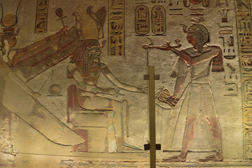 Wall Mural - Tomb of Rameses III (KV11) in Valley of the Kings, Luxor, Egypt