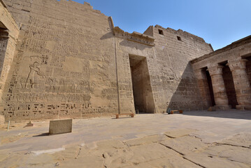 Wall Mural - Medinet Habu is the most famous landmark in Luxor, Egypt