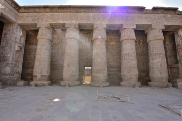 Wall Mural - Medinet Habu is the most famous landmark in Luxor, Egypt