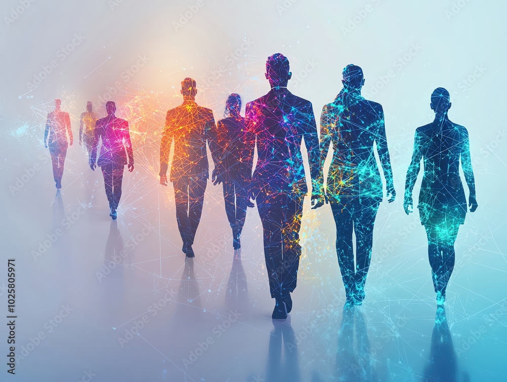 Future evolution change of human resources employee work labor ...