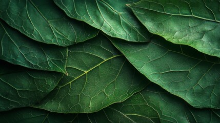 Poster - Lush Green Leaf Texture