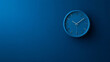 © Best_Seller - A blue background with a 3D clock icon, perfect for adding to design projects.