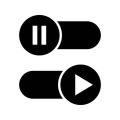 Poster - Toggle switch symbol. Vector Illustration. On and Off switch icon