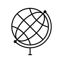 Globe Icon vector illustration, Go to web symbol icon, www symbol, Web icon, website, homepage icon.