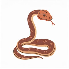 Wall Mural - illustration of a snake