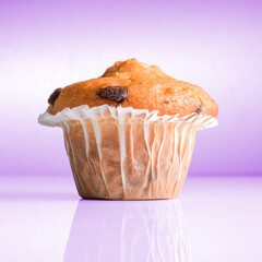 muffin with chocolate