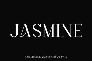 Naklejka na meble Display luxury alphabet font vector design suitable for headline, poster, logo, magazine and more
