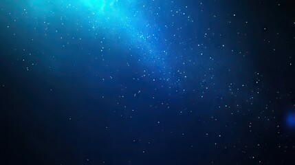 Poster - Vibrant blue gradient background with subtle grainy texture and soft glowing light, perfect for futuristic banner or header designs,