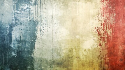 Poster - Abstract textured background with faded colors and patterns.