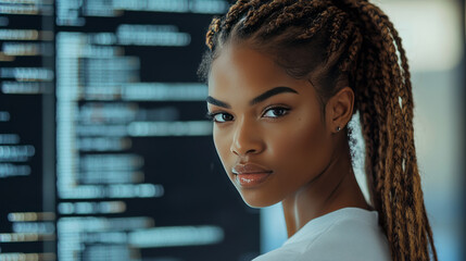 Black female IT Computer specialist 