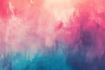 Poster - Vibrant and dimensional gradient backdrop showcasing soft pastel shades. A gentle fuzzy texture with digital artifacts for a striking visual impact