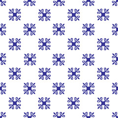 Sticker - pattern with snowflakes