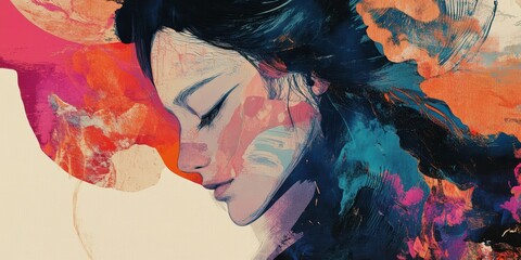 Poster - Delicate Chaos Harmonizing Eastern and Western Influences in Abstract Art