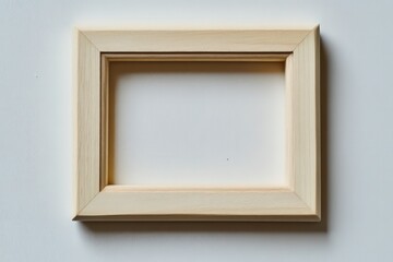 a light wood blank frame 